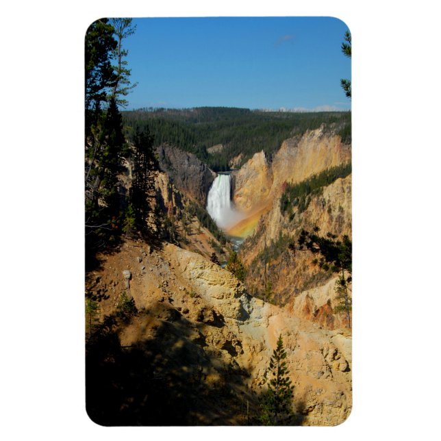 Íman Canyon Falls Yellowtone Magnet (Vertical)
