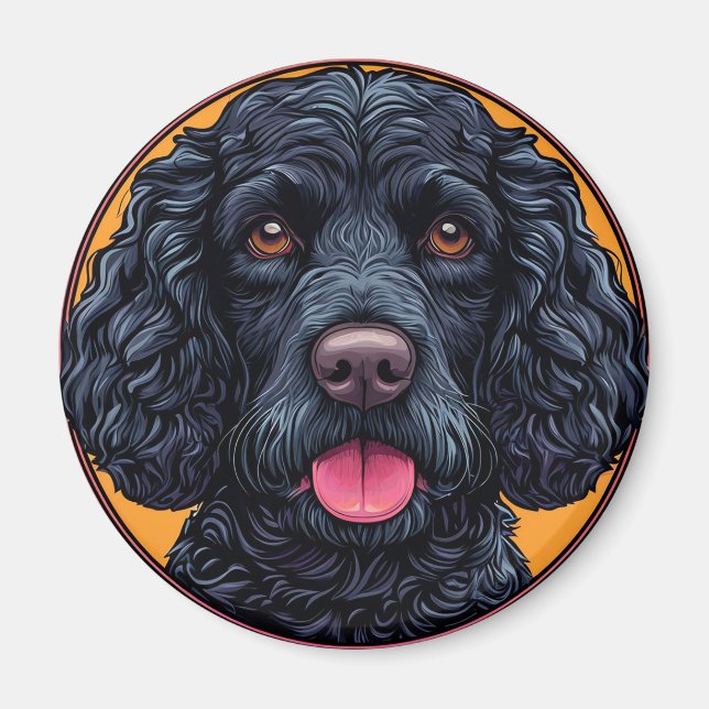 Íman Cão American Water Spaniel (Frente)