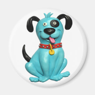 Íman Cão azul