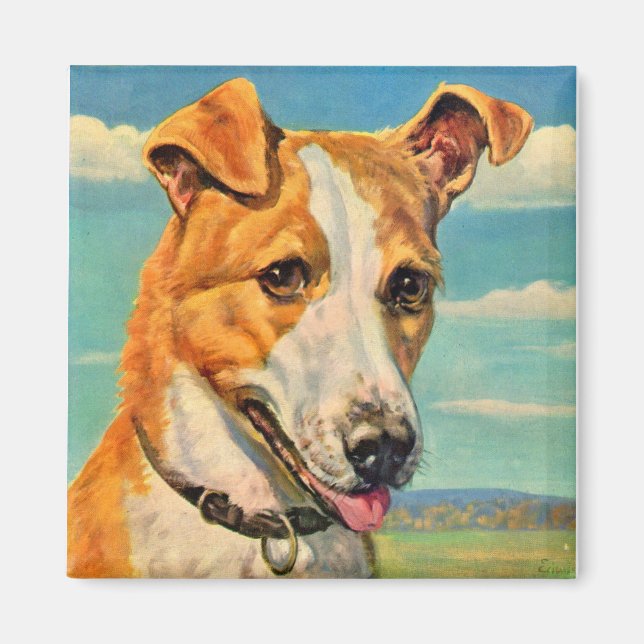 Íman cão bonito (Frente)
