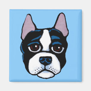 Íman Cão bonito, filhote de cachorro de Boston bull