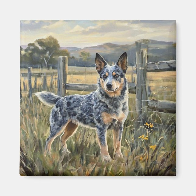 Íman Cão Bovino Australiano (Frente)