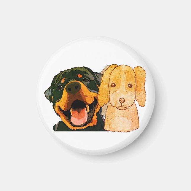 Íman Cão, Cãozinho, Animal (Frente)