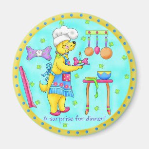 Íman Cão Chef Magnet