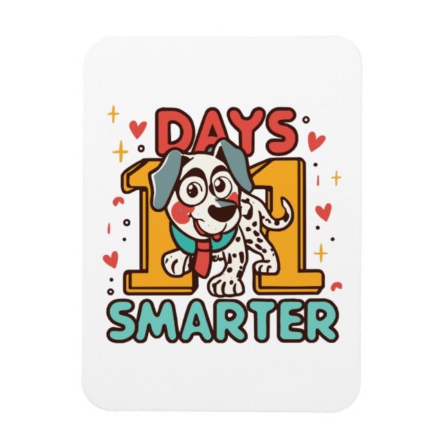 Íman Cão dálmata 101 dias mais inteligente (Vertical)