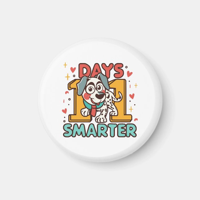 Íman Cão dálmata 101 dias mais inteligente (Frente)