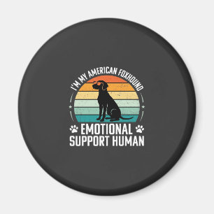 Íman Cão de Apoio Emocional Humano Foxhound Americano