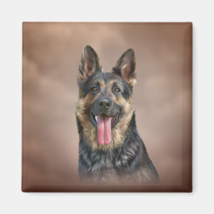 Íman Cão de german shepherd