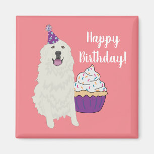Íman Cão de montanha do Excelente de Aniversário