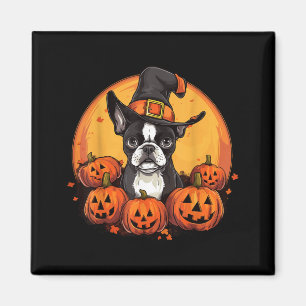 Íman Cão de Raça Boston Terrier Bostie Pet Halloween