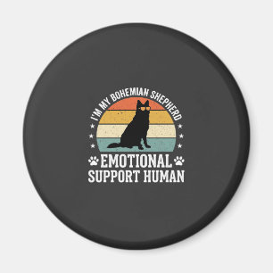 Íman Cão de Suporte Emocional Humano Pastor Boêmio