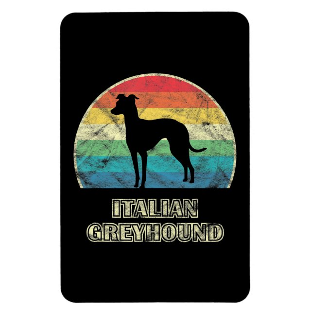 Íman cão do estilo greyhound italiano (Vertical)