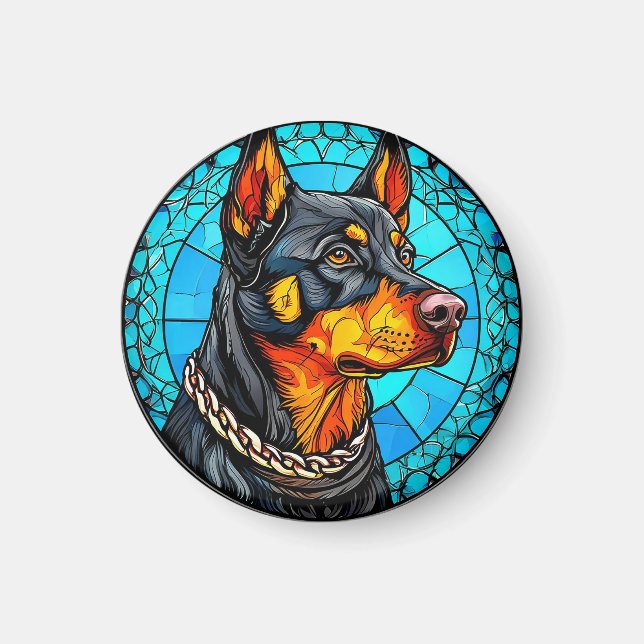 Íman Cão dobermann (Frente)