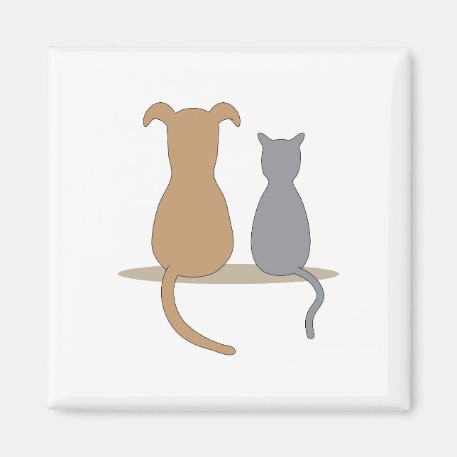Íman Cão e Gato (Frente)