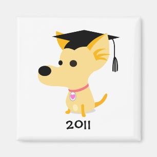 Íman Cão engraçado da graduação