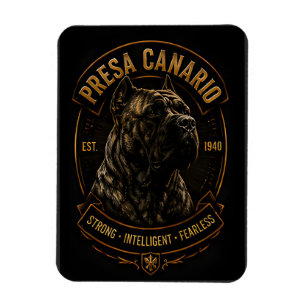 Íman Cão Forte Inteligente e Destemido Presa Canario Ra