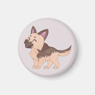 Íman Cão German shepherd Kawaii