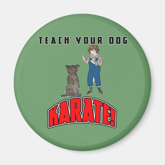 Íman Cão-Karato 4 (Frente)