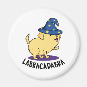 Íman Cão Labra-cadabra Cute Labrador Pun