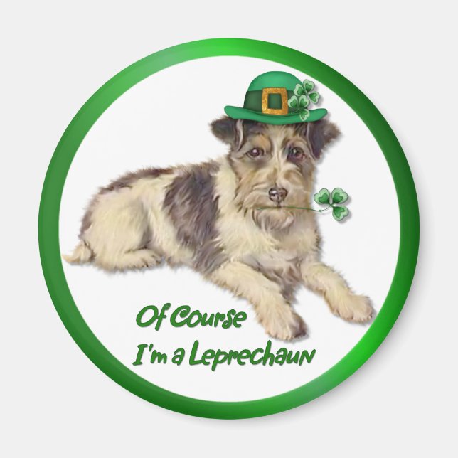 Íman Cão Leprechaun (Frente)