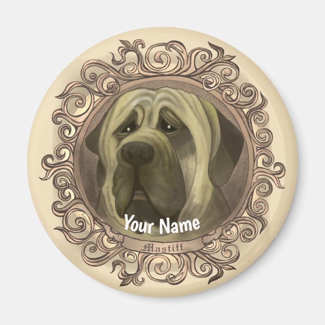 Íman Cão Mastiff  (Frente)