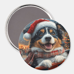 Íman Cão Pastor Australiano Montanha-russa Natal