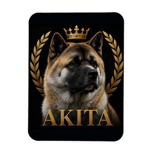 Íman Cão Real Akita Orgulhoso Amantes de Cães Japoneses