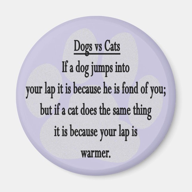 Íman Cão vs. Gato (Frente)