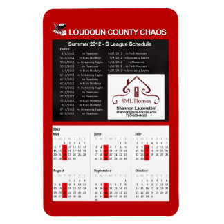 Íman Caos Adultos - Magnet da Liga B do Verão de 2012