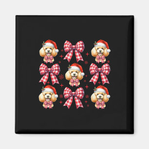 Íman Cãozinho Cachorro Vermelho Xadrez Arco Natal F