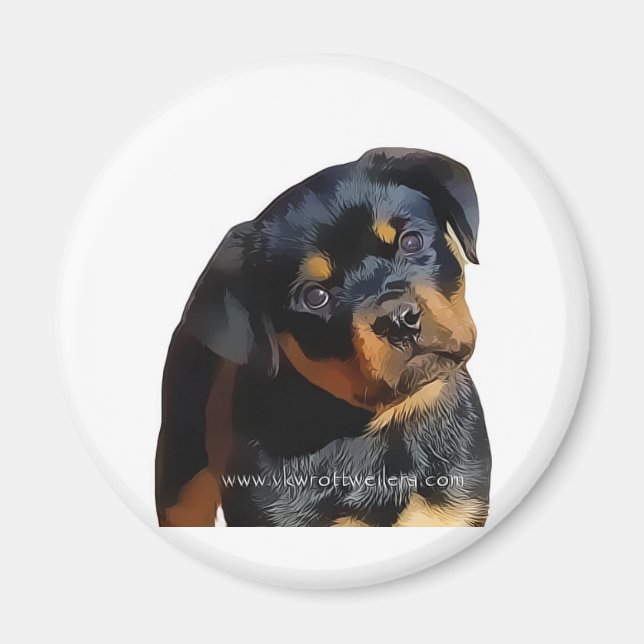 Íman Cãozinho rottweiler (Frente)
