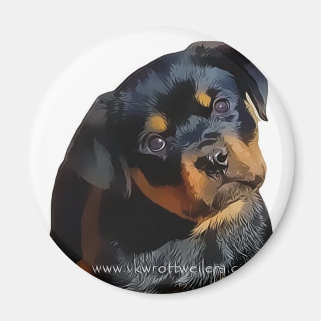 Íman Cãozinho rottweiler (Frente)