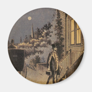 Íman Capa de Livro Antigo Doutor Dunlop's Prática Famil