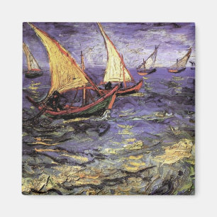 Íman Capa de mar em Saintes Maries por Vincent van Gogh