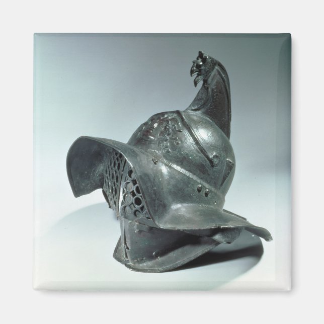 Íman Capacete de bronze do gladiador trácio, Roman, 1ru (Frente)