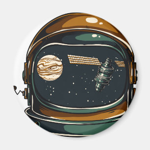 Íman capacete espacial