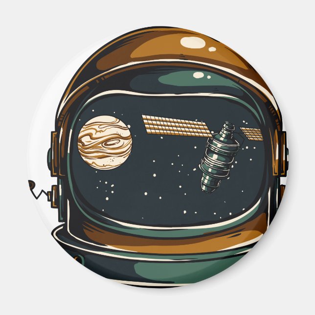 Íman capacete espacial (Frente)