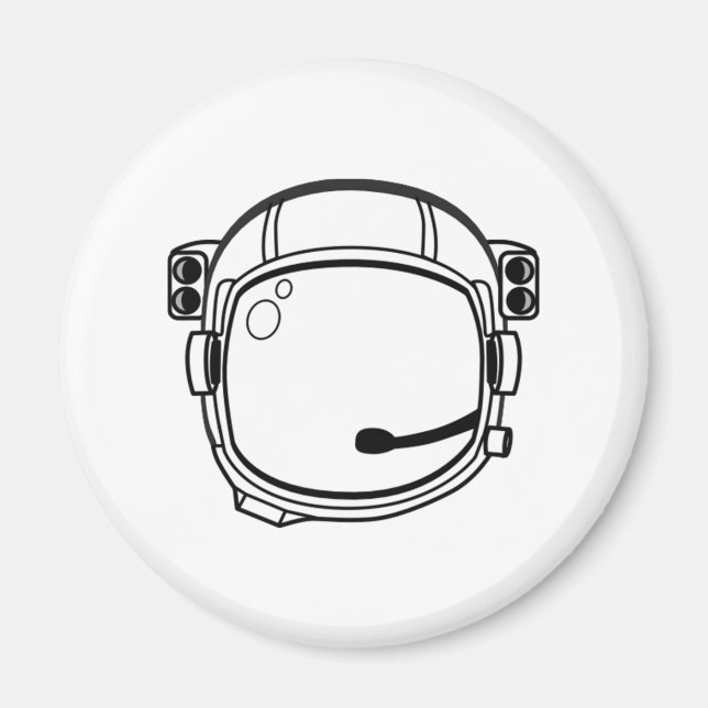 Íman Capacete Espacial Astronauta (Frente)