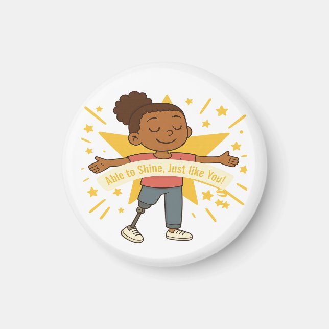 Íman Capaz de brilhar, assim como você, Magnet (Frente)