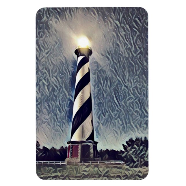Íman Cape Hatteras Lighthouse Outer Banks OBX NC (Vertical)