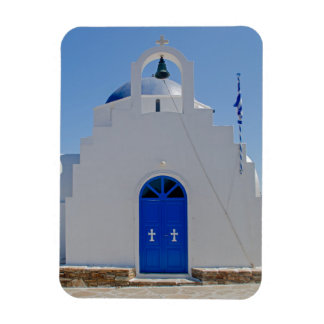 Íman Capela Azul e Branco de Antiparos