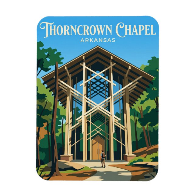 Íman Capela Thorncrown EUA (Vertical)