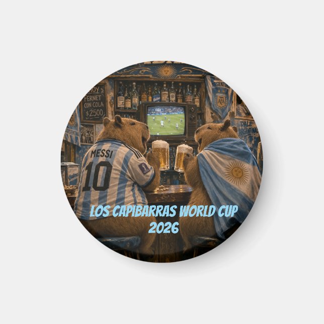 Íman Capibarra Stickers bar ilusión (Frente)