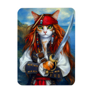 Íman Capitã das Garras do Mar de Azure   Pirata Cat
