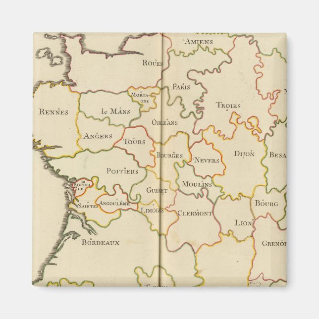 Íman Capitais da França (Frente)