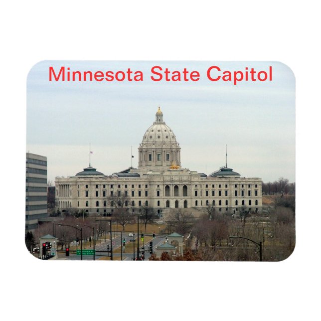 Íman Capital do Estado de Minnesota (Horizontal)