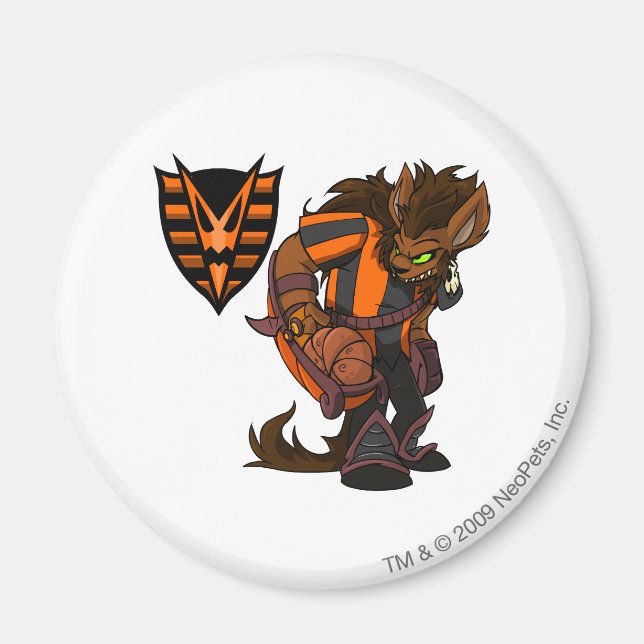 Íman Capitão 1 da equipe de Woods Haunted (Frente)