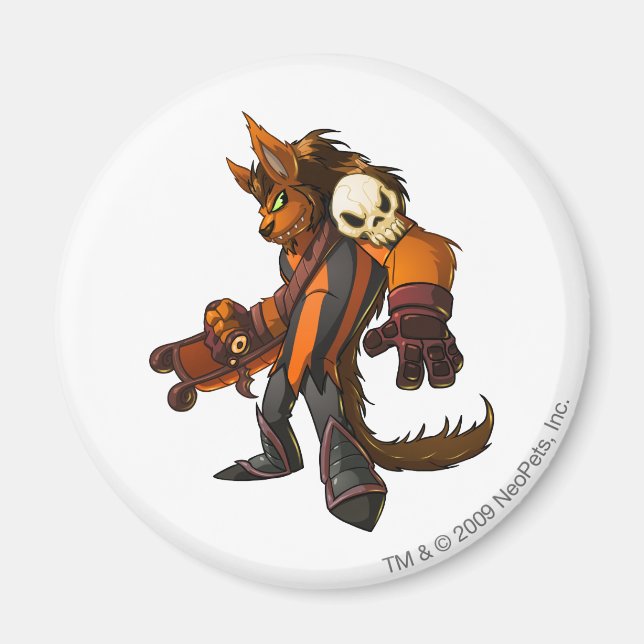 Íman Capitão 2 da equipe de Woods Haunted (Frente)