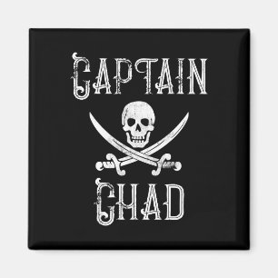 Íman Capitão chad retro pirata pontão