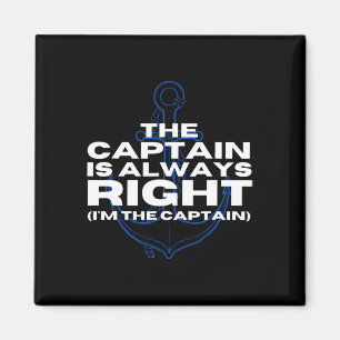 Íman Capitão do barco O capitão está sempre certo P